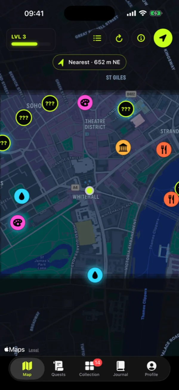 Twyndor map with unknown places marked ???